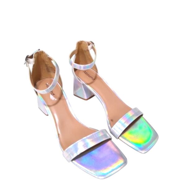 [H147] Abound Iridescent Wedge Heels, Size 8.5 - Picture 1 of 7